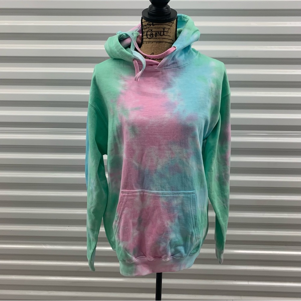 Tie Dye Pullover Hoodie GUC Size Medium Issac’s Design Sports Brand